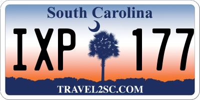 SC license plate IXP177
