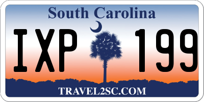 SC license plate IXP199