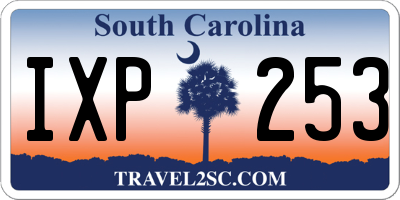 SC license plate IXP253