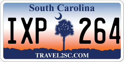 SC license plate IXP264