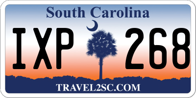 SC license plate IXP268