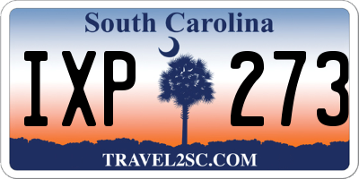 SC license plate IXP273