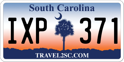 SC license plate IXP371