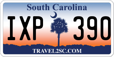 SC license plate IXP390