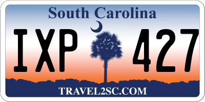 SC license plate IXP427