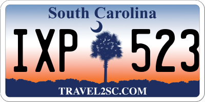 SC license plate IXP523