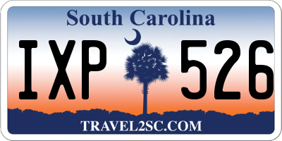 SC license plate IXP526