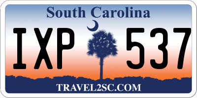 SC license plate IXP537