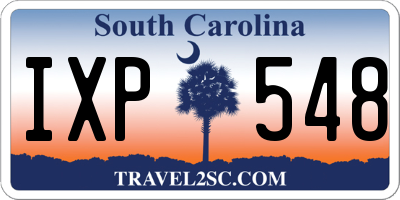 SC license plate IXP548