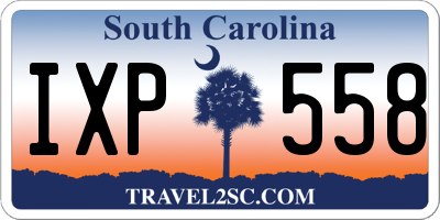 SC license plate IXP558