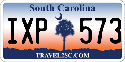 SC license plate IXP573