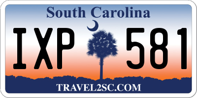 SC license plate IXP581