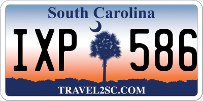SC license plate IXP586