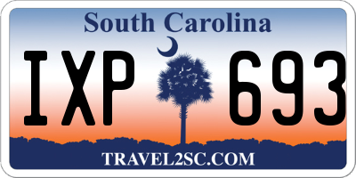 SC license plate IXP693