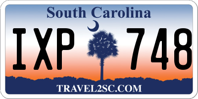 SC license plate IXP748