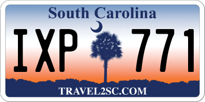 SC license plate IXP771