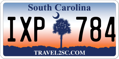 SC license plate IXP784