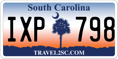 SC license plate IXP798