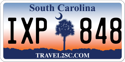 SC license plate IXP848