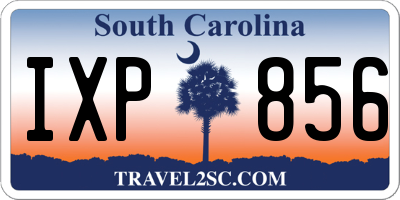 SC license plate IXP856