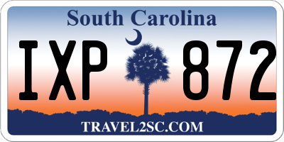SC license plate IXP872