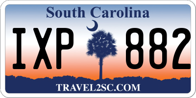 SC license plate IXP882