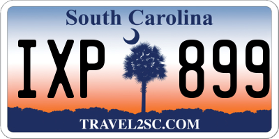 SC license plate IXP899
