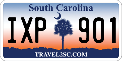 SC license plate IXP901