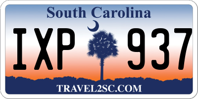 SC license plate IXP937