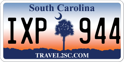 SC license plate IXP944