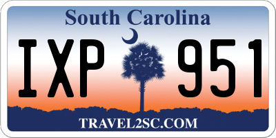 SC license plate IXP951