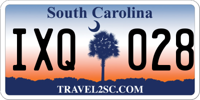 SC license plate IXQ028