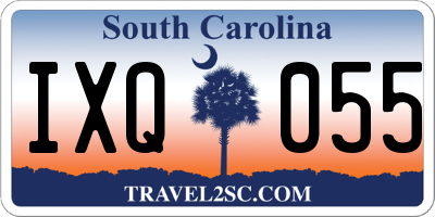 SC license plate IXQ055
