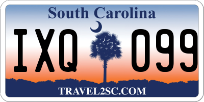 SC license plate IXQ099