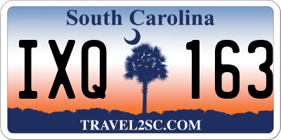 SC license plate IXQ163