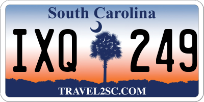 SC license plate IXQ249
