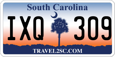 SC license plate IXQ309