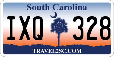SC license plate IXQ328