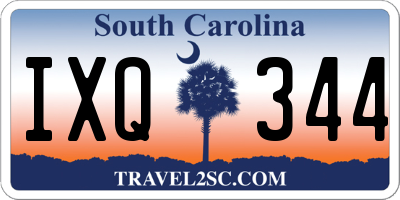 SC license plate IXQ344