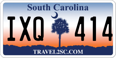 SC license plate IXQ414