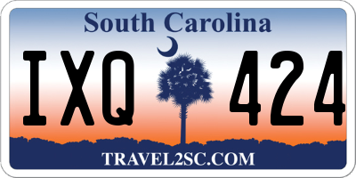 SC license plate IXQ424