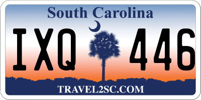 SC license plate IXQ446