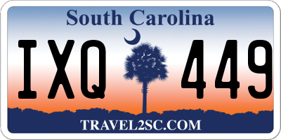 SC license plate IXQ449