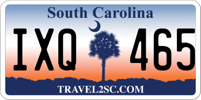 SC license plate IXQ465