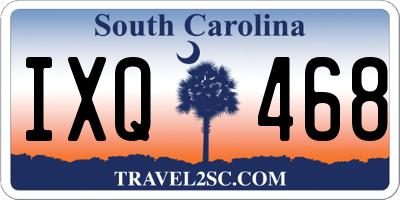 SC license plate IXQ468