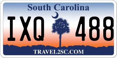 SC license plate IXQ488