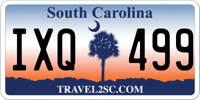 SC license plate IXQ499