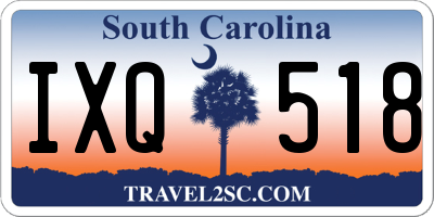 SC license plate IXQ518