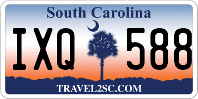 SC license plate IXQ588