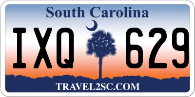 SC license plate IXQ629